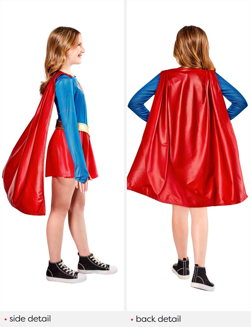 Rubies DC Superheroes Supergirl TV Series: Supergirl Costume Dress for Kids, Girl's Small - Image 3
